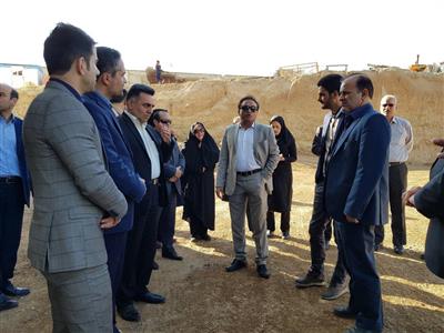 امروز صبح اعضای شورای اسلامی شهر بجنورد از پروژه تفریحی، تجاری و اداری هماگ بازدید نمودند.