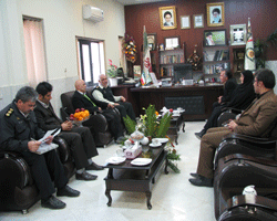 اعضای شورای اسلامی شهر بجنورد با فرماندهی نیروی انتظامی استان دیدار كردند