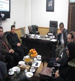 دیدار اعضای شورای اسلامی شهر با مدیركل سازمان صنعت، معدن و تجارت