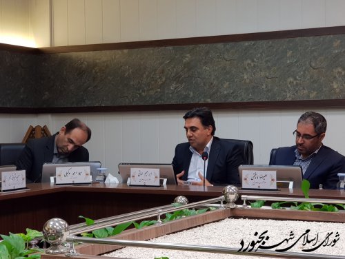 شصت و پنجمین جلسه رسمی شورای اسلامی شهر بجنورد برگزار شد
