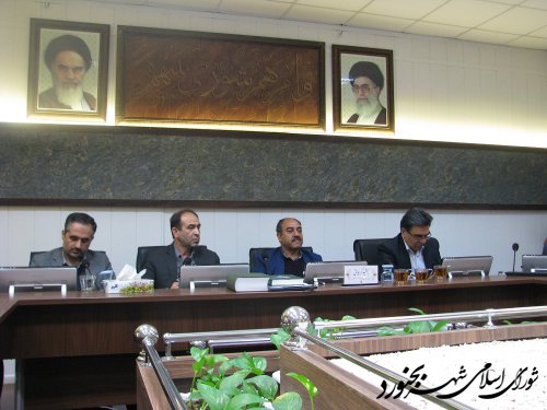 بیست و دومین جلسه کمیسیون خدمات و زیست شهری شورای اسلامی شهر بجنورد برگزار شد.