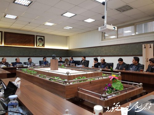 سی و دومین جلسه کمیسیون عمران، معماری و شهرسازی شورای اسلامی شهر بجنورد برگزار شد