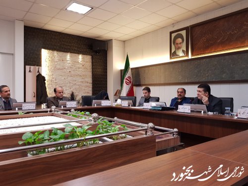 شصت و هفتمین جلسه رسمی شورای اسلامی شهر بجنورد برگزار شد