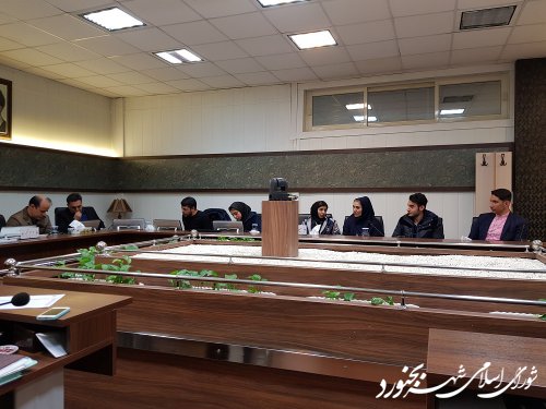 چهل و سومین جلسه کمیسیون ورزش و جوانان شورای اسلامی شهر بجنورد برگزار شد.