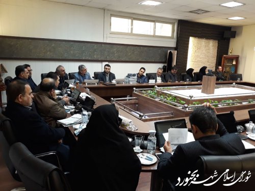 هشتادوسومین جلسه کمیسیون برنامه وبودجه وسرمایه گذاری شورای اسلامی شهر بجنورد برگزار شد.