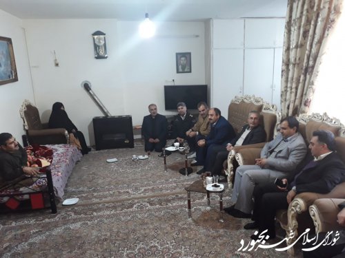 دیدار اعضای شورای اسلامی شهر بجنورد از خانواده های معظم شهدای شهرداری بجنورد برگزار گردید.