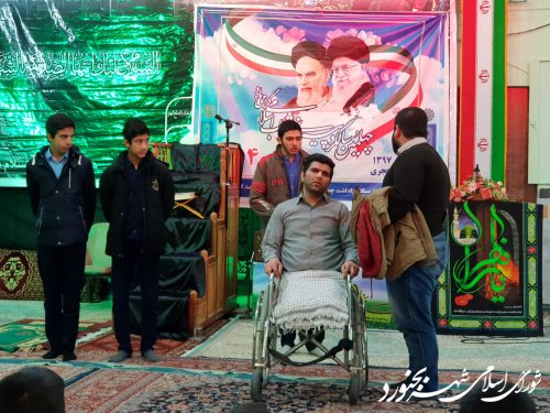 مراسم ۱۰ شب ۴۰ مسجد با حضور اعضای شورای اسلامی شهر بجنورد، درمسجد انقلاب درجمع مردم همیشه در صحنه شهر بجنورد برگزار گردید.