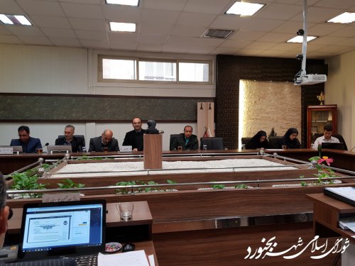 هفتادو هشتمین جلسه رسمی شورای اسلامی شهر بجنورد برگزار گردید.
