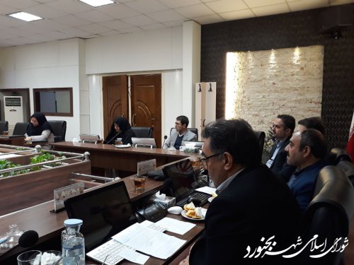 جلسه تلفیقی کمیسیون فرهنگی، اجتماعی با  کمیسیون خدمات و زیست شهری شورای اسلامی شهر بجنورد برگزار شد.