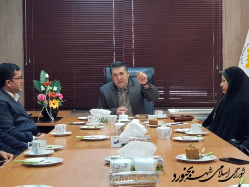 دیدار ریاست و معاونین دانشکده فنی دختران بجنورد با ریاست شورای اسلامی شهر به مناسبت روز شوراها