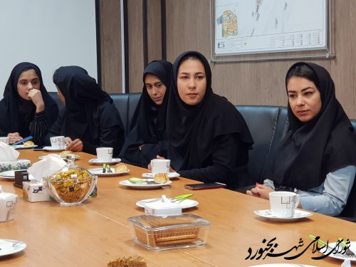 دیدار ریاست و معاونین دانشکده فنی دختران بجنورد با ریاست شورای اسلامی شهر به مناسبت روز شوراها