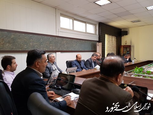 یکصدو یکمین جلسه کمیسیون برنامه، بودجه و سرمایه گذاری شورای اسلامی شهر بجنورد برگزار گردید