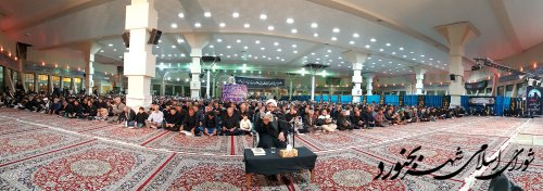 حضور اعضای شورای اسلامی شهر بجنورد در مراسم شب های قدر