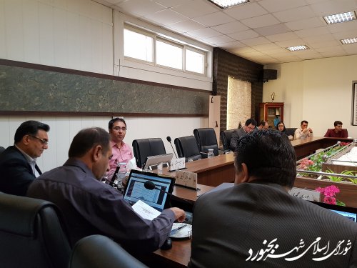 نودو پنجمین جلسه رسمی شورای اسلامی شهر بجنورد برگزار شد.