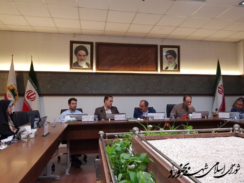 نودو ششمین جلسه رسمی شورای اسلامی شهر بجنورد به صورت فوق العاده برگزار شد.