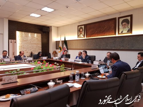 نودو هفتمین جلسه رسمی شورای اسلامی شهر بجنورد برگزار شد