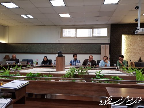چهلمین جلسه کمیسیون خدمات و زیست شهری شورای اسلامی شهر بجنورد برگزار شد.