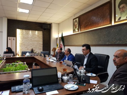 چهلمین جلسه کمیسیون خدمات و زیست شهری شورای اسلامی شهر بجنورد برگزار شد.