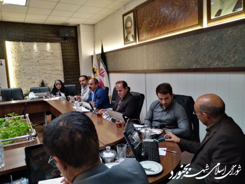 یکصدو یازدهمین جلسه کمیسیون برنامه، بودجه و سرمایه گذاری شورای اسلامی شهر بجنورد برگزار شد