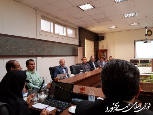 چهارمین جلسه شورای پژوهشی شورای اسلامی شهر بجنورد برگزار شد