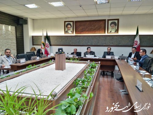 یکصدو چهارمین جلسه رسمی شورای اسلامی شهر بجنورد برگزار شد.