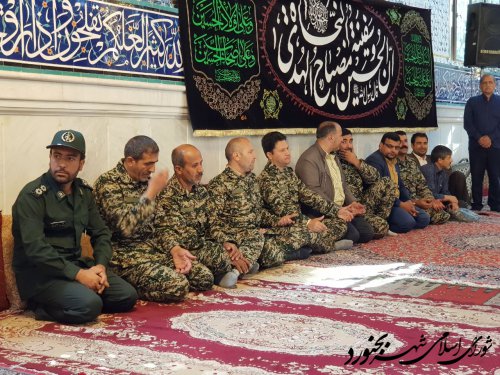 حضور اعضای شورای اسلامی در همایش گرامیداشت هفته دفاع مقدس با حضور سردار قربانی