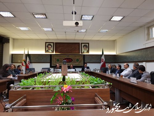 جلسه كميسيون خدمات و زيست شهري شورای اسلامی شهر بجنورد برگزار شد.
