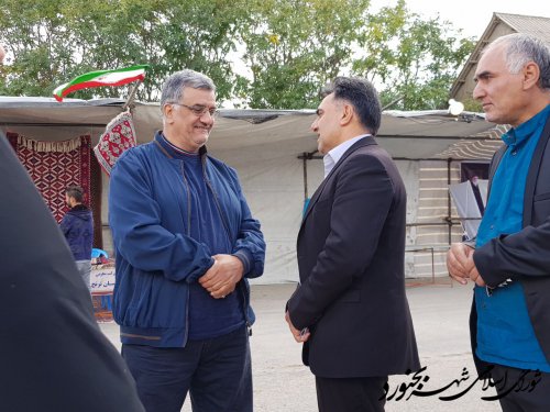 حضور ریاست کمیسیون های فرهنگی اجتماعی و بانوان در جشنوراه روز ملی روستا و عشایر