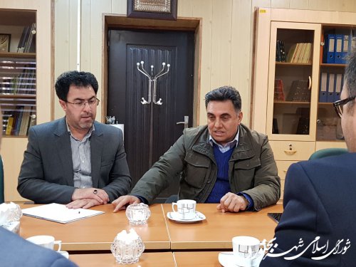جلسه رئیس پارک علم و فناوری خراسان شمالی با رئیس مرکز آموزش و پژوهش های شورای اسلامی شهر بجنورد برگزار شد.
