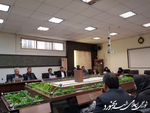 جلسه کمیسیون برنامه، بودجه و سرمایه گذاری شورای اسلامی شهر بجنورد برگزار شد.