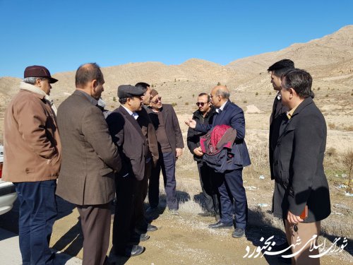 بازدید نمایندگان شورای اسلامی شهر در کمیسیون بند 20 بهمراه اعضای کمیسیون از محل جانمایی احداث پروژه های مشاغل مزاحم شهری انجام شد.