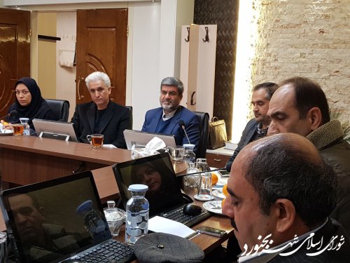 جلسه کمیسیون برنامه، بودجه و سرمایه گذاری شورای اسلامی شهر بجنورد با حضور مدیر آب و فاضلاب شهری بجنورد برگزار شد.