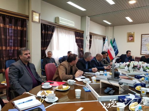 نشست اعضای شورای اسلامی شهر و شهرار بجنورد با مدیرعامل شرکت مخابرات خراسان شمالی