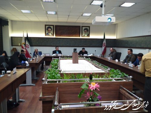 یکصدو سی و نهمین جلسه  شورای اسلامی شهر بجنورد برگزار شد.