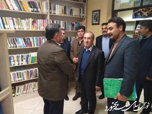 بازدید جناب دکتر الویری رئیس شورای عالی استان ها  و هیات همراه  از مرکز اسناد و کتابخانه تخصصی شورای اسلامی شهر بجنورد انجام شد.