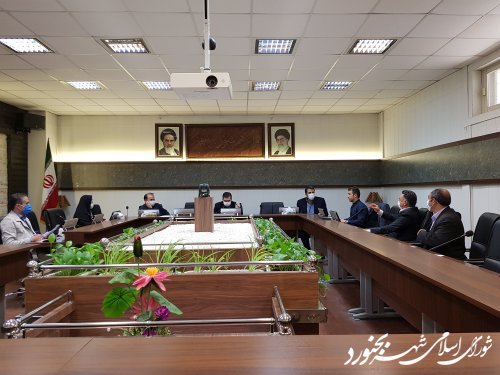 برگزاری نشست هم اندیشی و جمع بندی طرح های اولویت دار توسعه شهر اعضای شورای اسلامی با شهردار بجنورد
