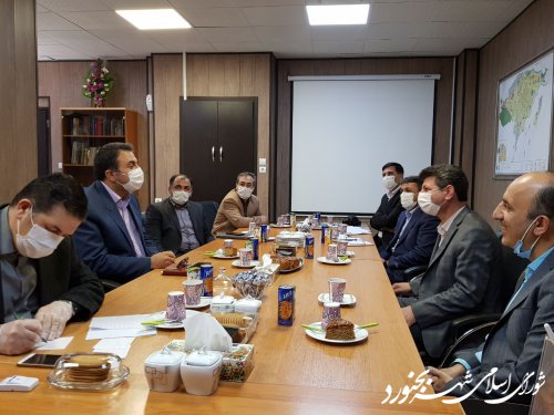 دیدار مدیر عامل بانک ملت استان با مهندس محمدی رئیس شورای اسلامی شهر بجنورد و مهندس زارعی شهردار بجنورد