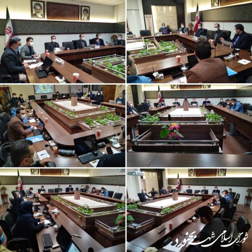 حضور اعضای هیات قایقرانی استان در جلسه کمیسیون ورزش و جوانان شورای اسلامی شهر بجنورد