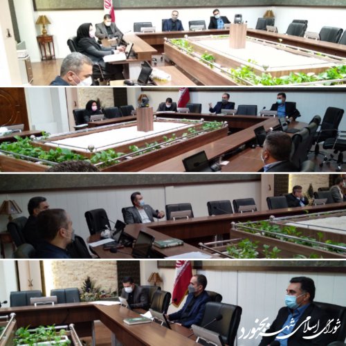 جلسه کمیسیون عمران، معماری و شهرسازی شورای اسلامی شهر بجنورد برگزار شد.