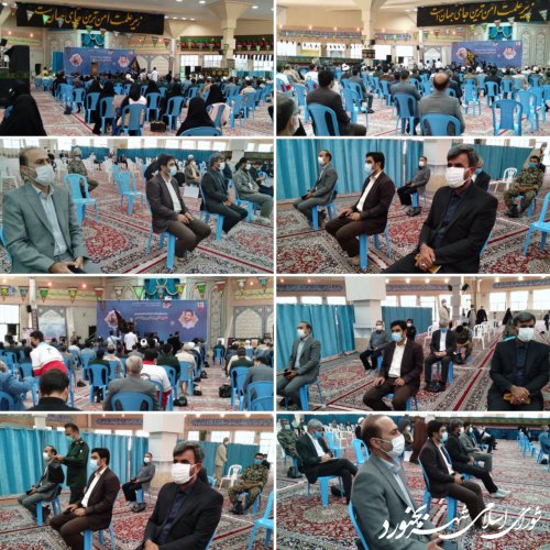 مراسم گرامیداشت هفته دولت با حضور ریاست و اعضای شورای اسلامی شهر بجنورد برگزار شد.