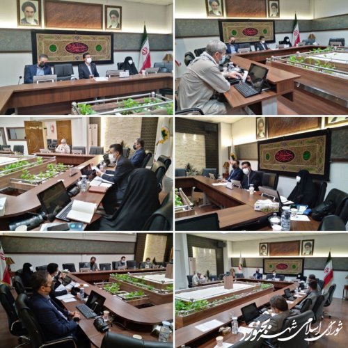 جلسه کمیسیون عمران معماری و شهرسازی شورای اسلامی شهر برگزار گردید.