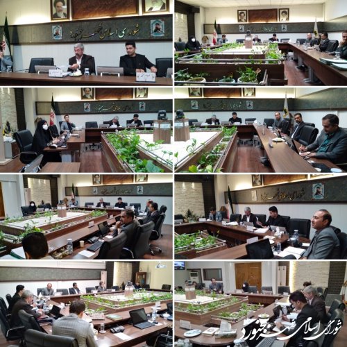 شصت ویکمین جلسه رسمی شورای اسلامی شهر بجنورد برگزار شد