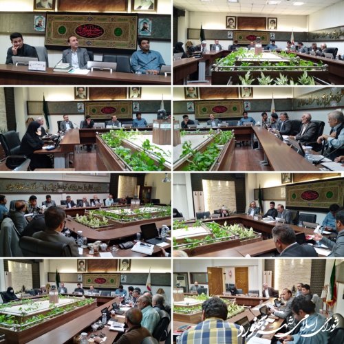 اولین جلسه کمیسیون خدمات و زیست شهری شورای اسلامی شهر بجنورد در سال دوم برگزار شد