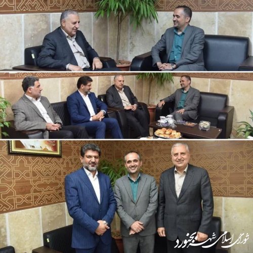 دیدار رئیس مرکز پژوهش‌های شورای شهر بجنورد با رییس شورای شهر ساری