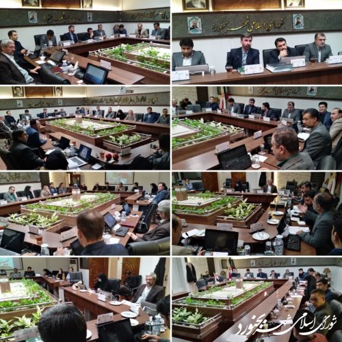 هفتاد و نهمین جلسه رسمی شورای اسلامی شهر بجنورد برگزار گردید