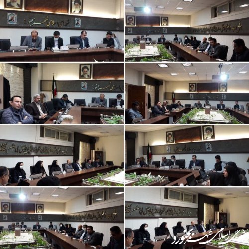  جلسه کمیسیون عمران معماری و شهرسازی شورای اسلامی شهر بجنورد برگزار شد