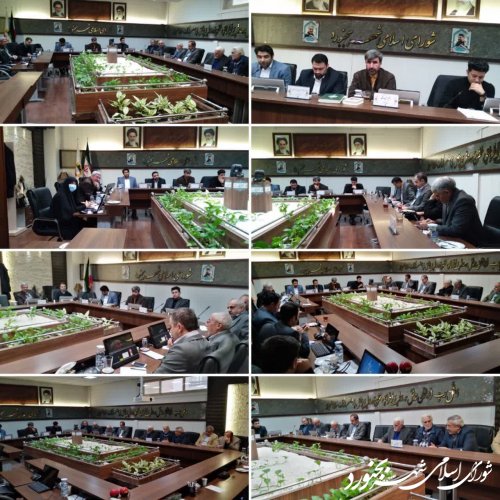  هشتاد و یکمین جلسه رسمی شورای اسلامی شهر بجنورد برگزار شد