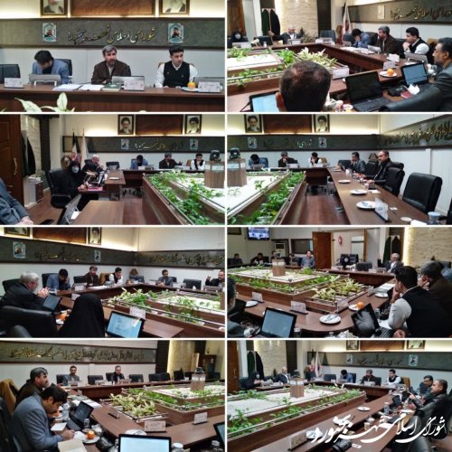 نود و دومین جلسه رسمی شورای اسلامی شهر بجنورد برگزار شد