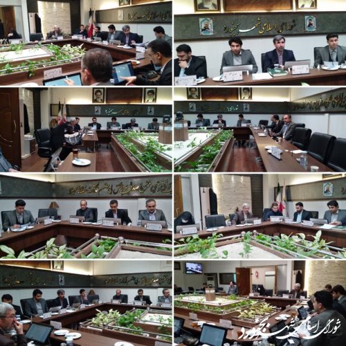 نود و ششمین جلسه رسمی شورای اسلامی شهر بجنورد برگزار شد