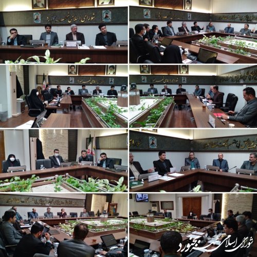 سومین جلسه کمیسیون کار ویژه شورای اسلامی شهر بجنورد برگزار گردید